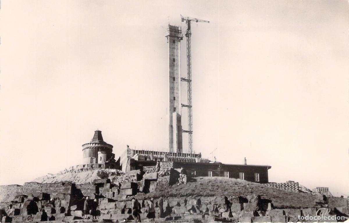 Postales: Postal del Observatorio y Torre de Television en Puy-de-Dome