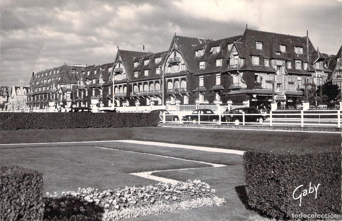 Postales: Postal de Deauville, Hotel Normandy en Francia