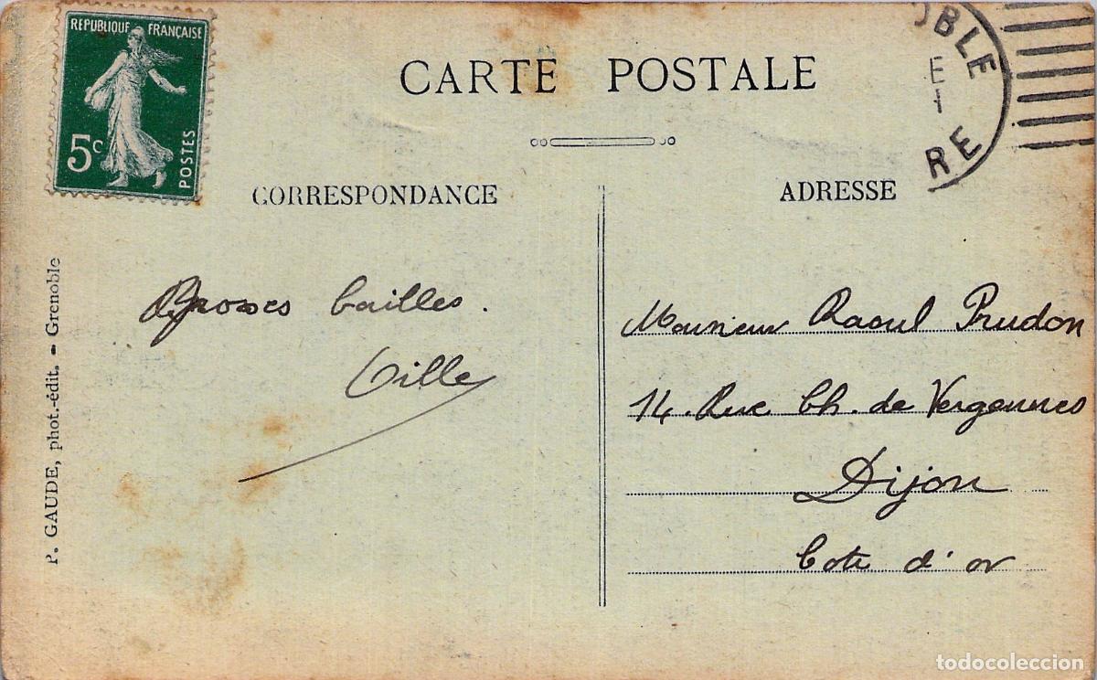 Postales: Postal de Grenoble Monumento del Centenario - Foto 2