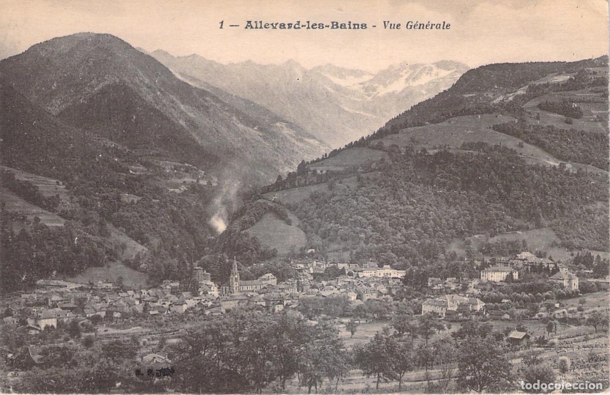 Cartes Postales: Postal de Allevard-les-Bains Vista General de los Alpes