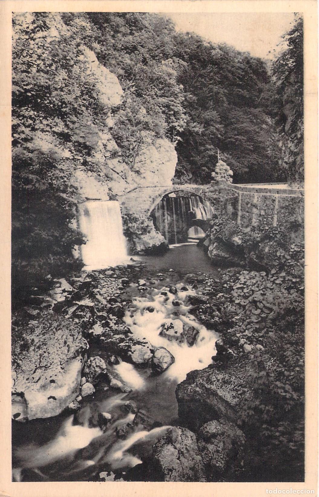 Postales: Postal del Puente de Fourvoirie en Chartreuse Francia