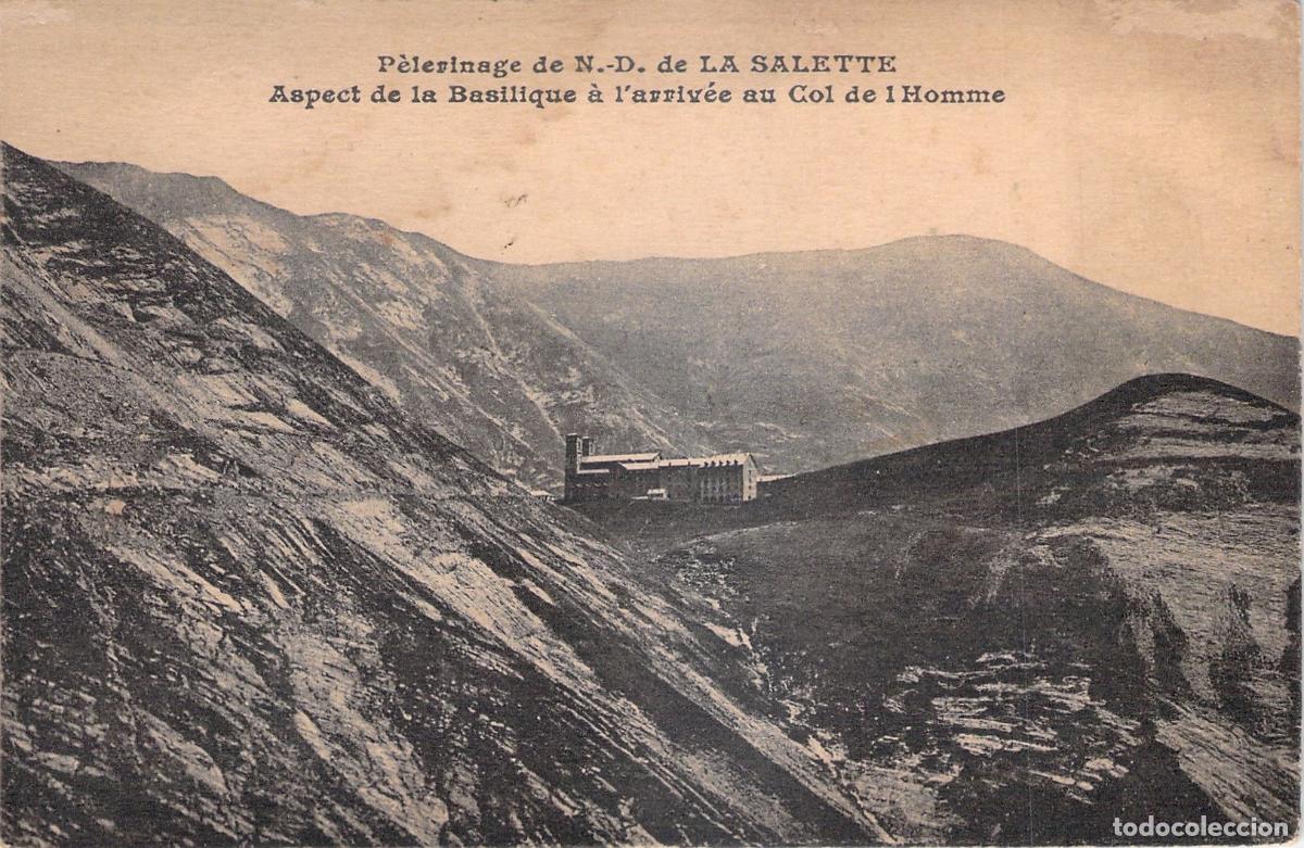 Postales: Postal de la Bas&iacute;lica de Nuestra Se&ntilde;ora de La Salette en Francia