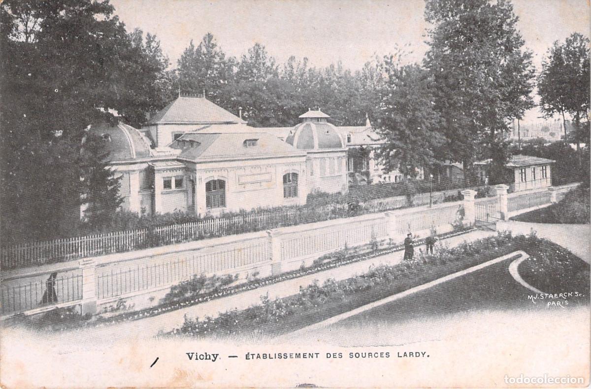 Postales: Postal de Etablissement des Sources Lardy en Vichy, Francia