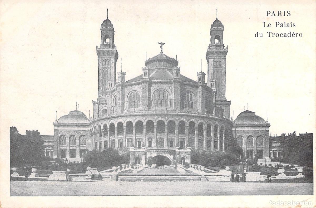 Postales: Postal de Paris: El Palacio del Trocadero