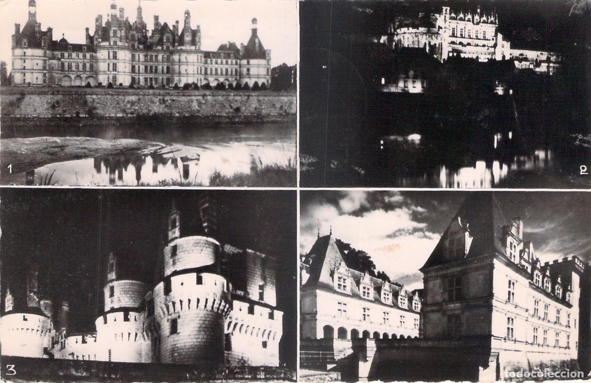 Postales: Postal de los Castillos del Valle del Loira en Francia