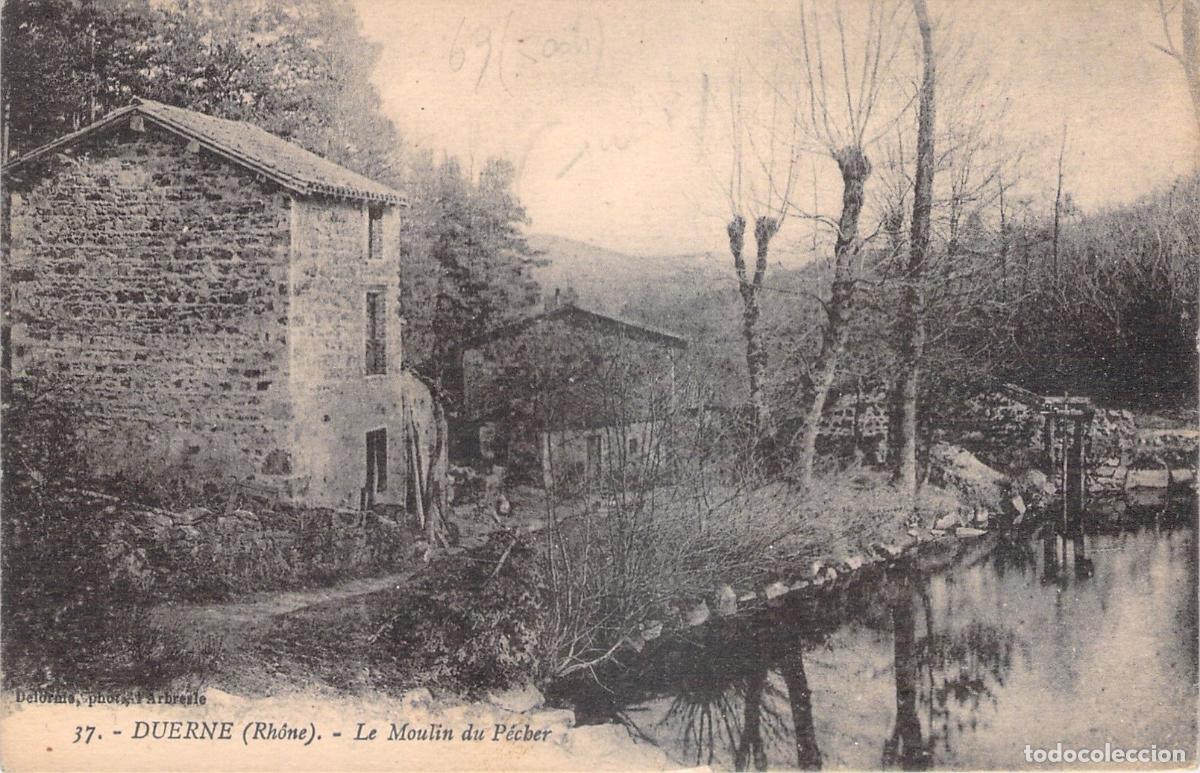 Cartoline: Postal de Le Moulin du P&eacute;cher en Duerne, Francia