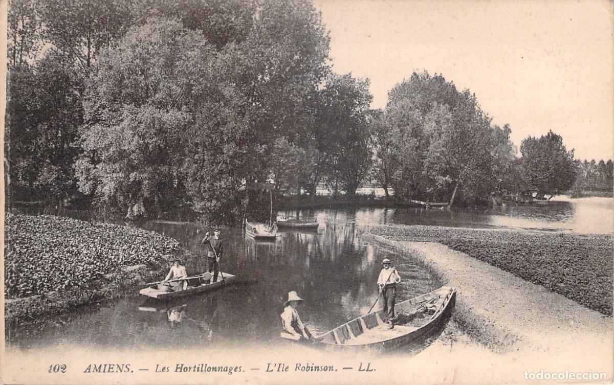 Postales: Postal de Amiens Les Hortillonnages L'Ile Robinson