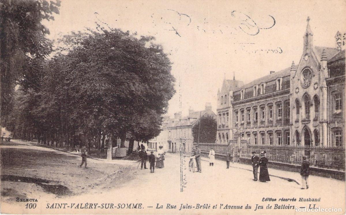 Cartoline: Postal de la Rue Jules-Br&ucirc;l&eacute; en Saint-Val&eacute;ry-sur-Somme