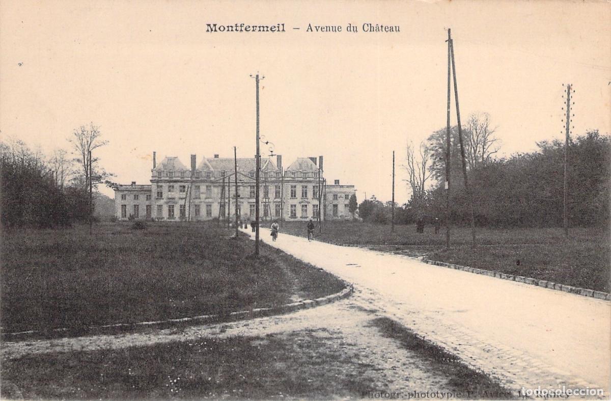 Cartoline: Postal de la Avenida del Castillo en Montfermeil, Francia