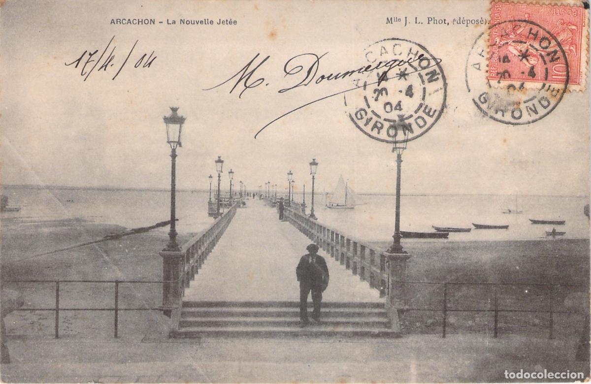 Postais: Postal de La Nouvelle Jet&eacute;e en Arcachon
