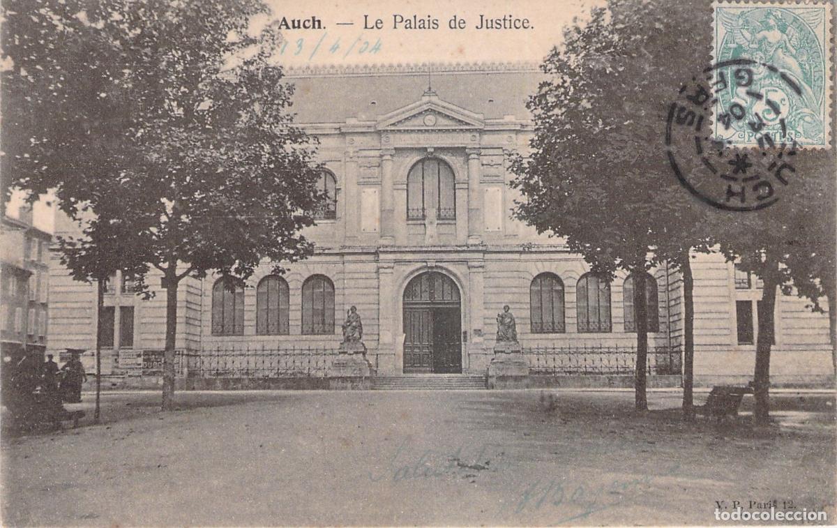 Postais: Postal de Auch Francia Palacio de Justicia