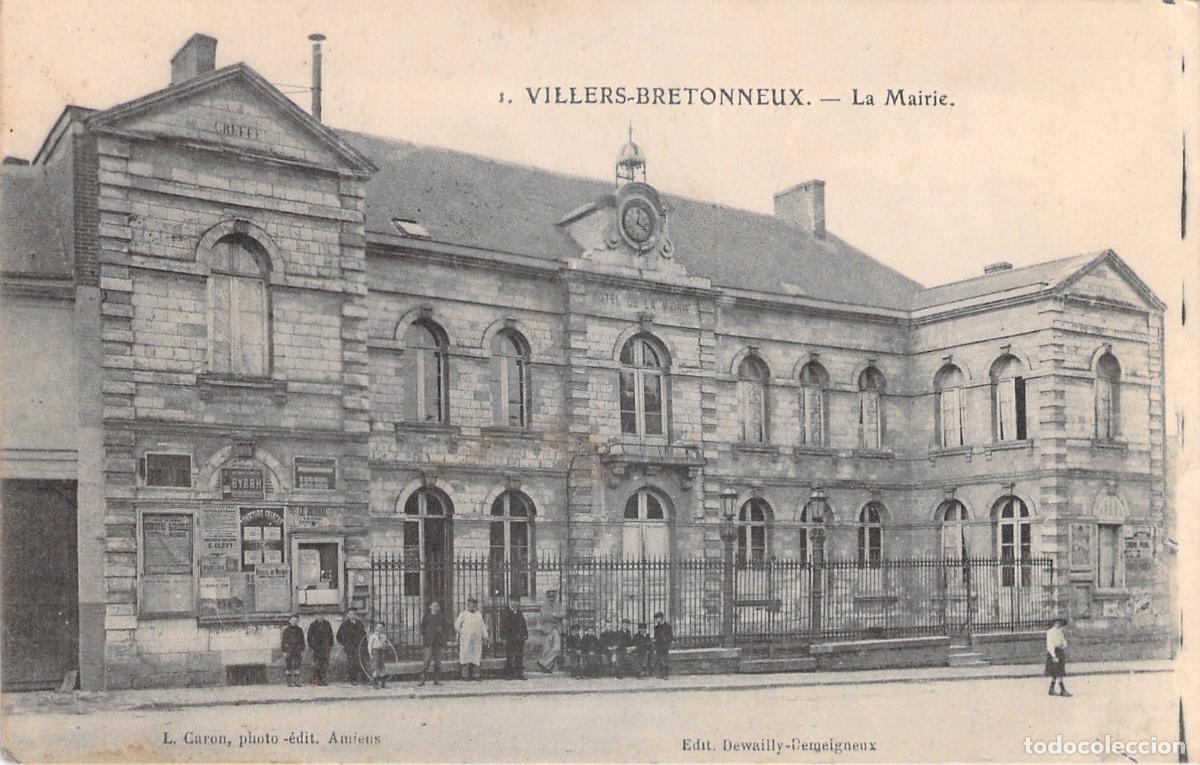 Postais: Postal de la Mairie en Villers-Bretonneux, Francia