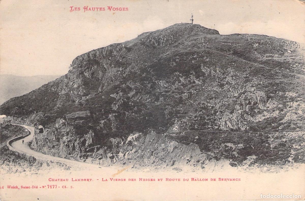Postais: Postal de Chateau-Lambert y Vierge des Neiges en los Vosgos