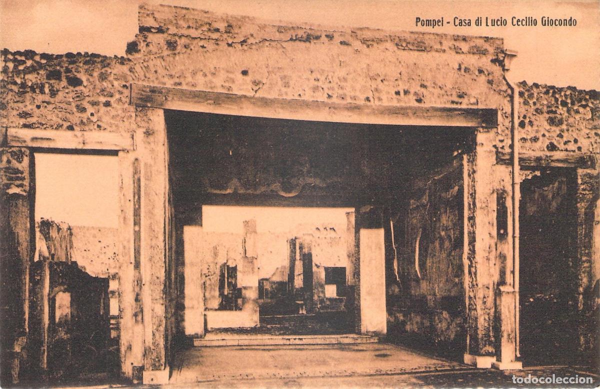Postais: Postal de la Casa de Lucio Cecilio Giocondo en Pompeya