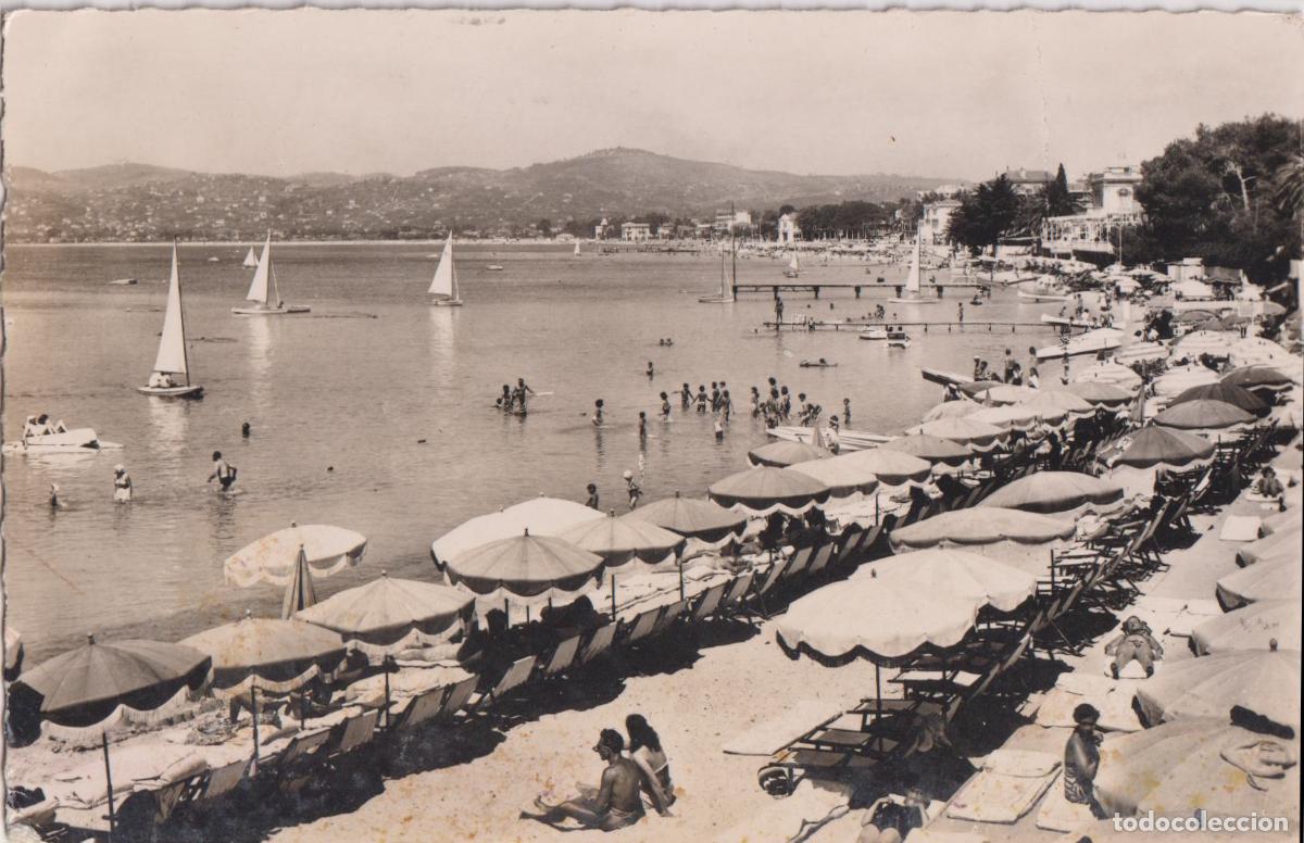 Postkarten: FRANCIA, JUAN-LES-PINS, LA PLAGE &ndash; EDITIONS RELLA N&ordm;2401 &ndash; S/C
