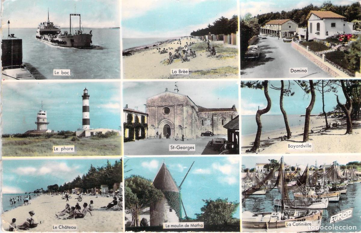 Postais: Postal de Ile d'Oleron Francia paisajes costeros y monumentos