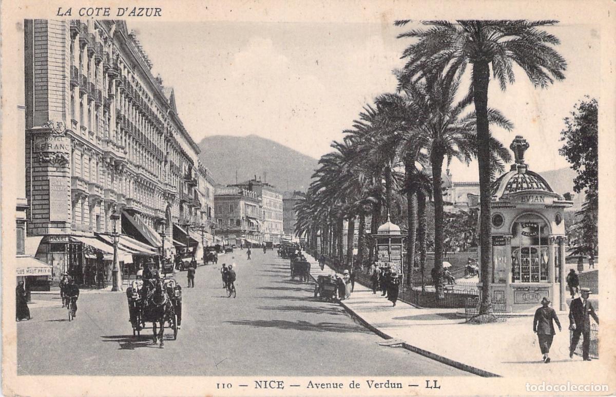 Postais: Postal de la Avenue de Verdun en Niza, Francia