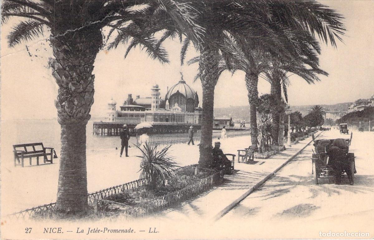 Postais: Postal de La Jet&eacute;e-Promenade en Niza, Francia