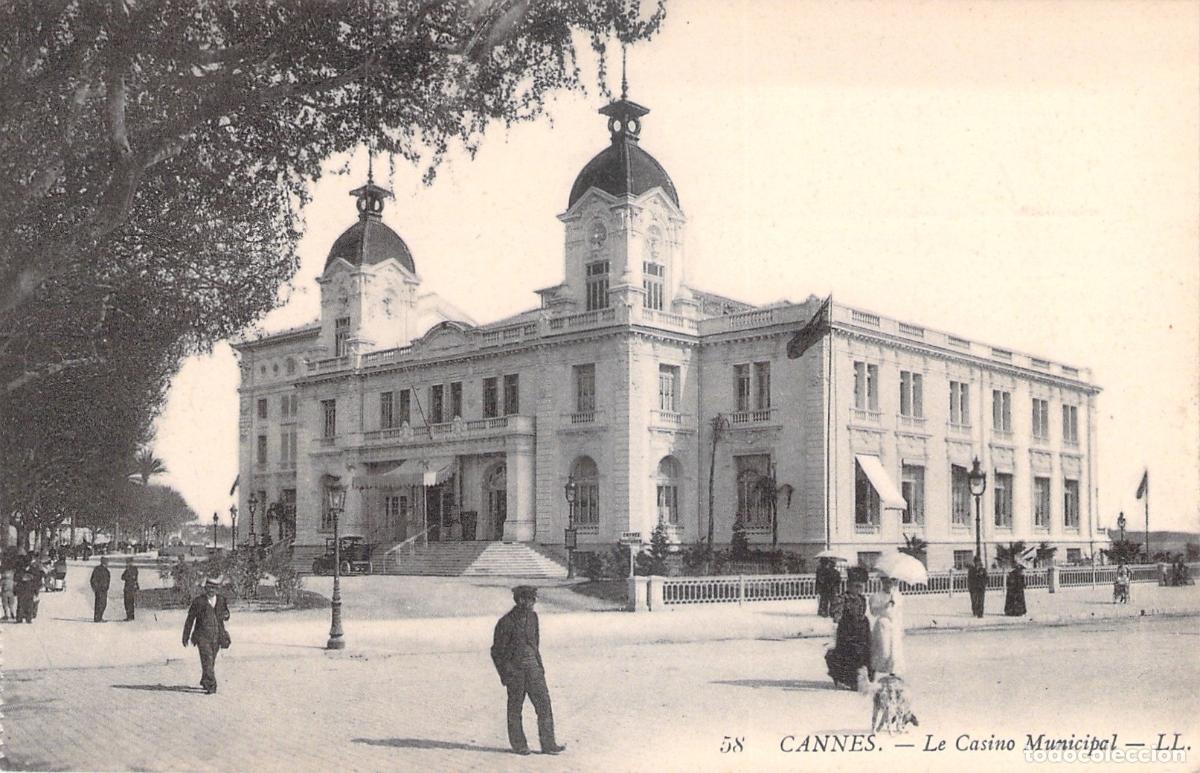 Postais: Postal de Cannes, Le Casino Municipal