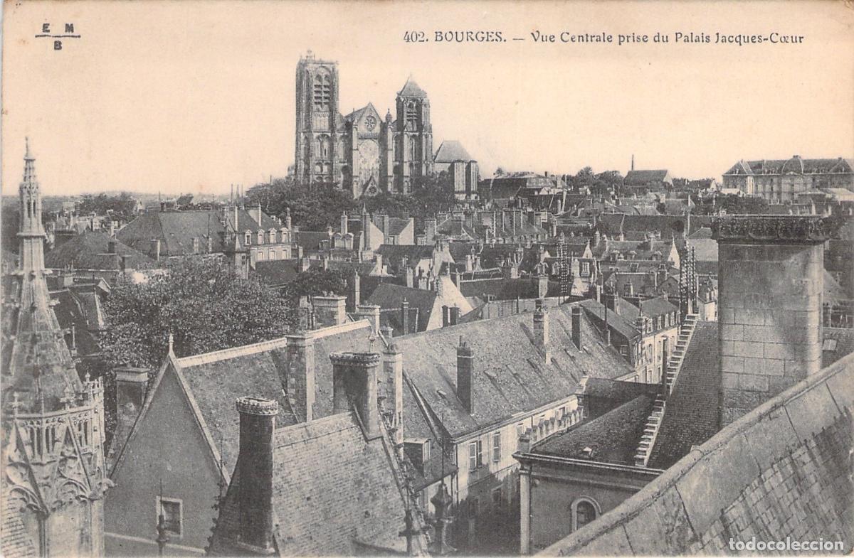 Postais: Postal de Bourges Vista panor&aacute;mica desde el Palacio Jacques-Coeur