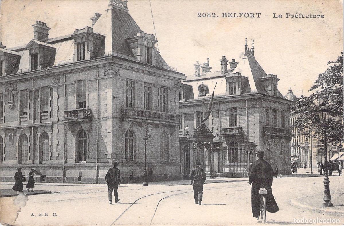 Postales: Postal de Belfort, La Prefectura en Francia