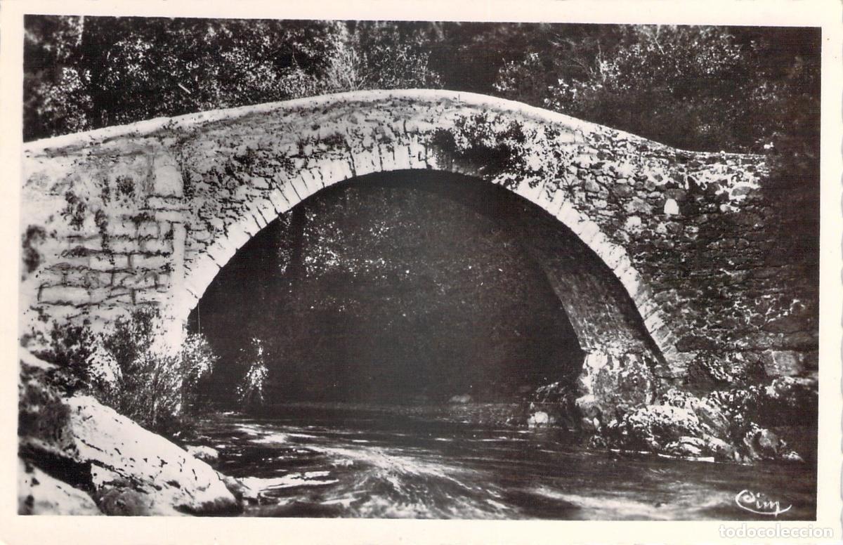 Postcards: Postal de Villefranche-de-Rouergue con el Puente Gallo-Romano del Cayla