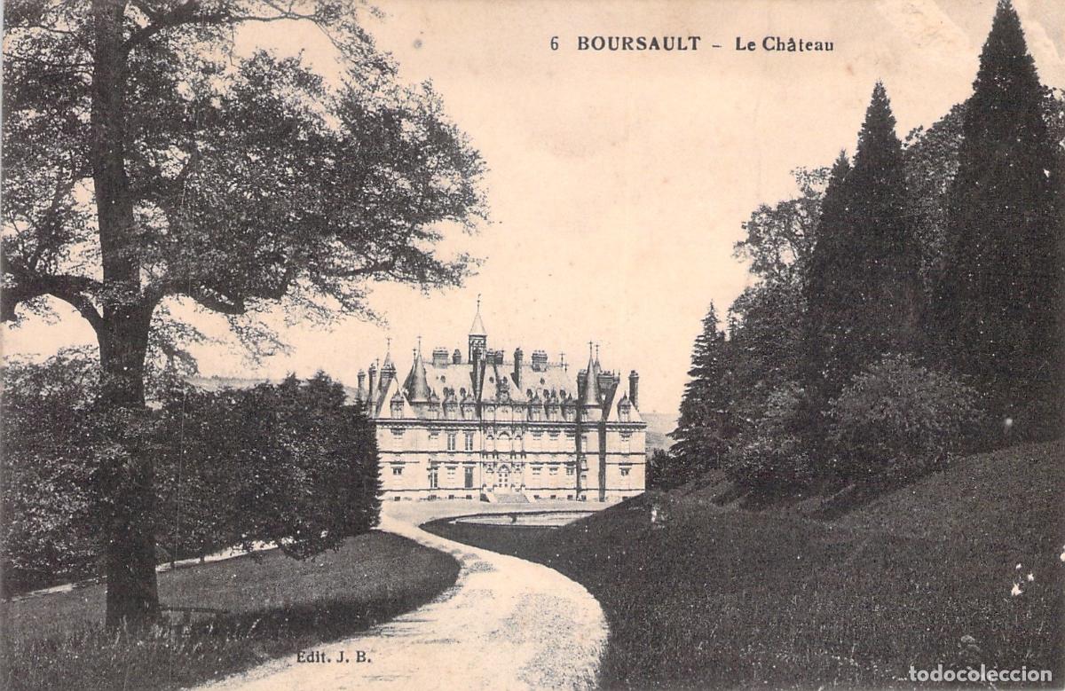 Postales: Postal del Castillo de Boursault, Francia - Foto 1