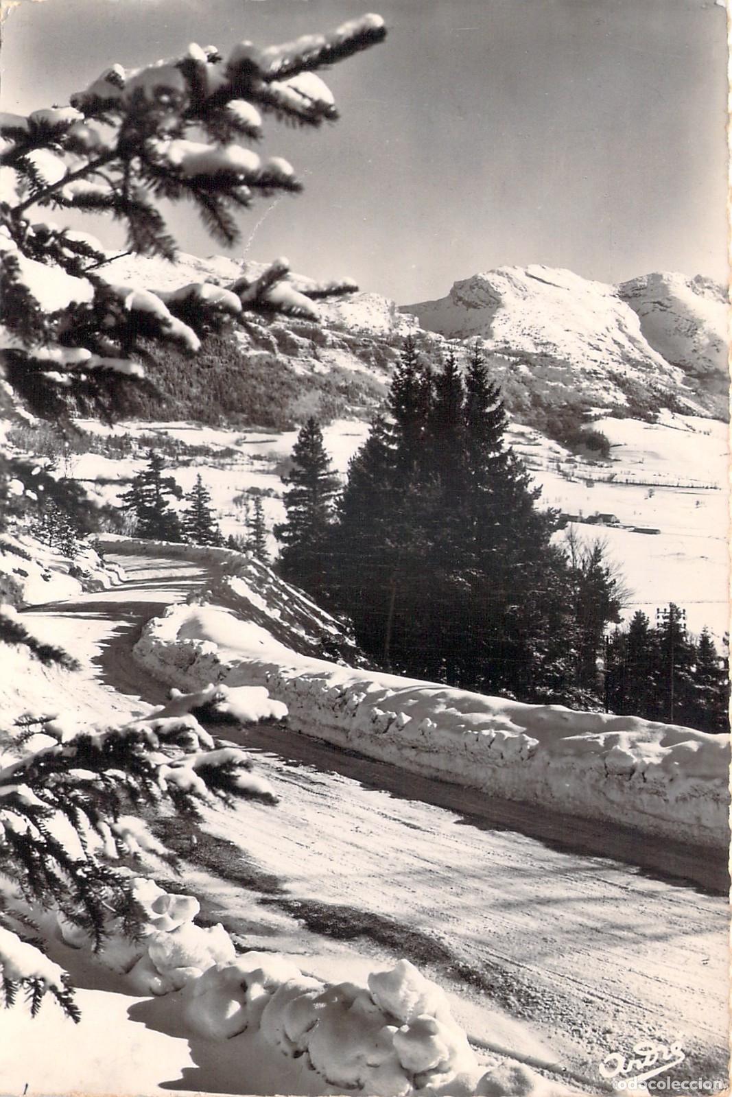 Postais: Postal de los Alpes Franceses: Ruta de Lans a Autrans en Invierno