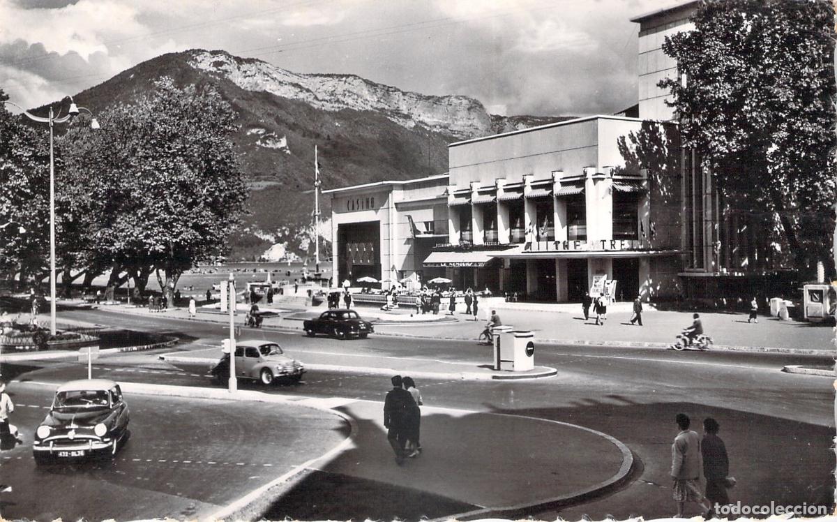 Postais: Postal de Annecy Francia Casino y Teatro