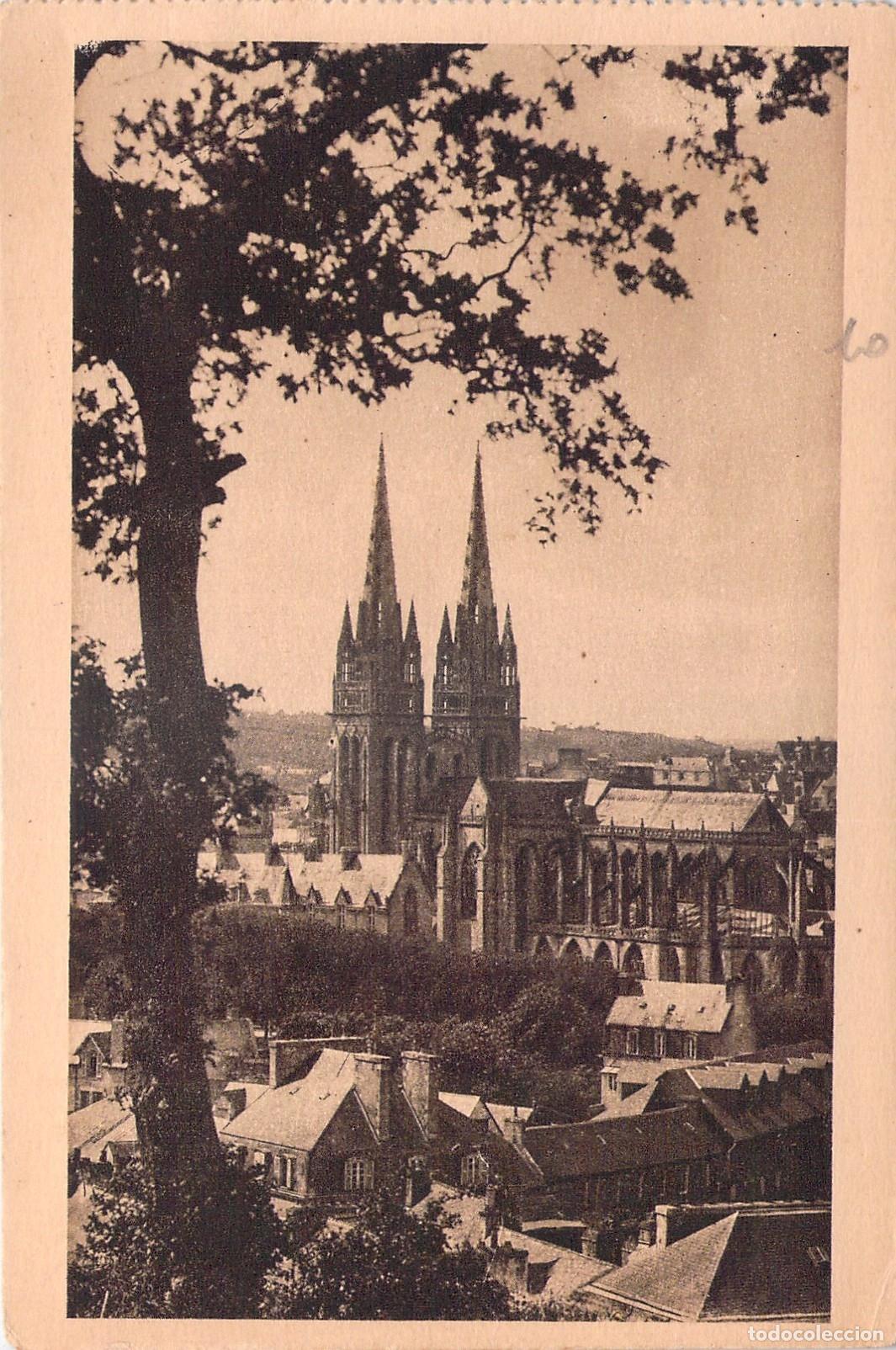 Postkarten: Postal de la Catedral de Quimper vista desde Frugy