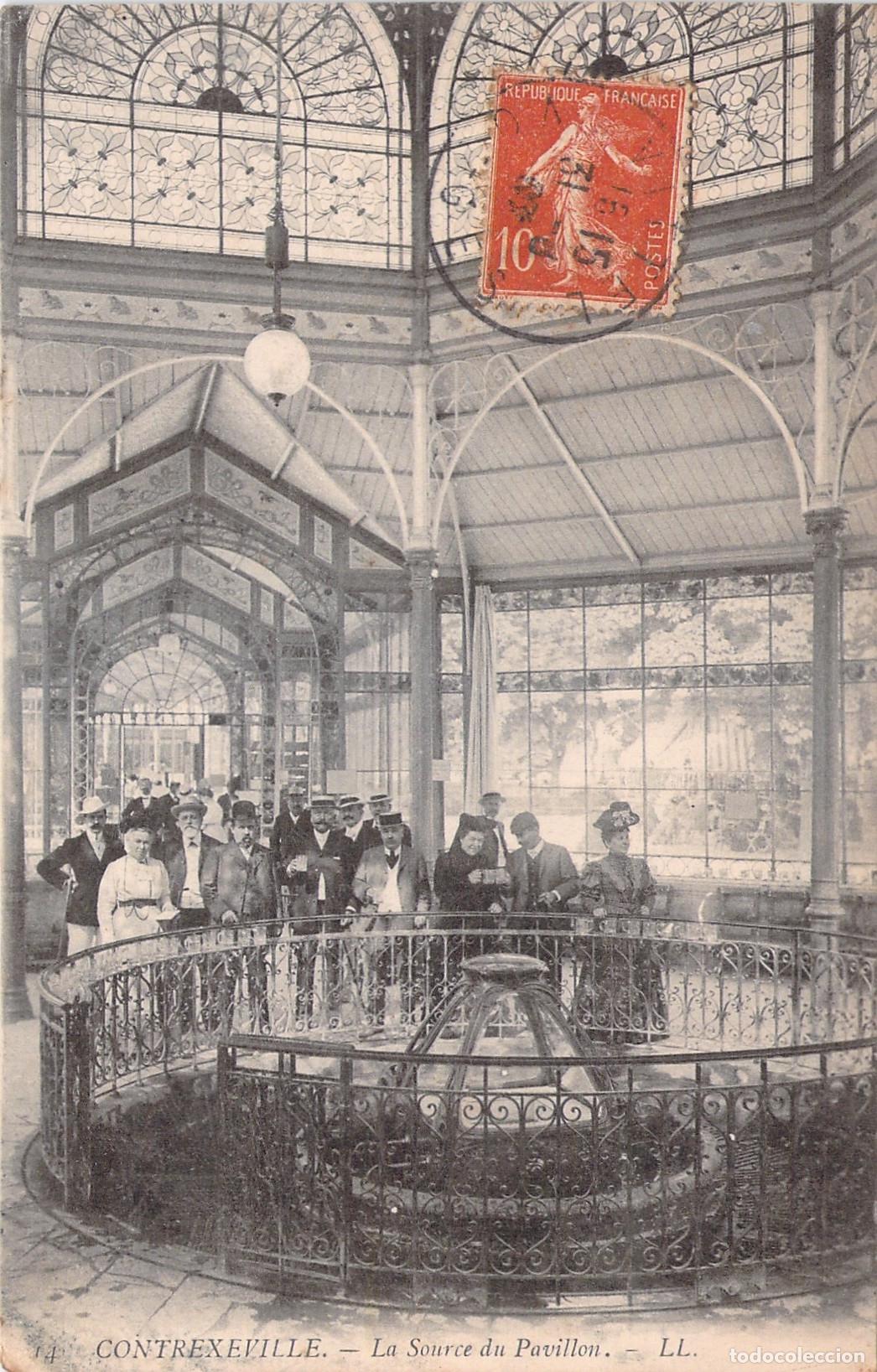 Postcards: Postal de la Fuente del Pabell&oacute;n en Contrexeville Francia