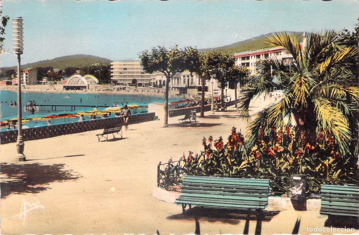 Postales: Postal de la Costa Azul en Sainte-Maxime con Playa y Paseo Mar&iacute;timo