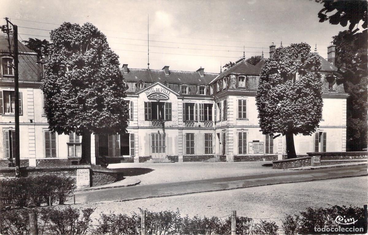 Postales: Postal de Epinay-sur-Orge con el H&ocirc;tel de Ville