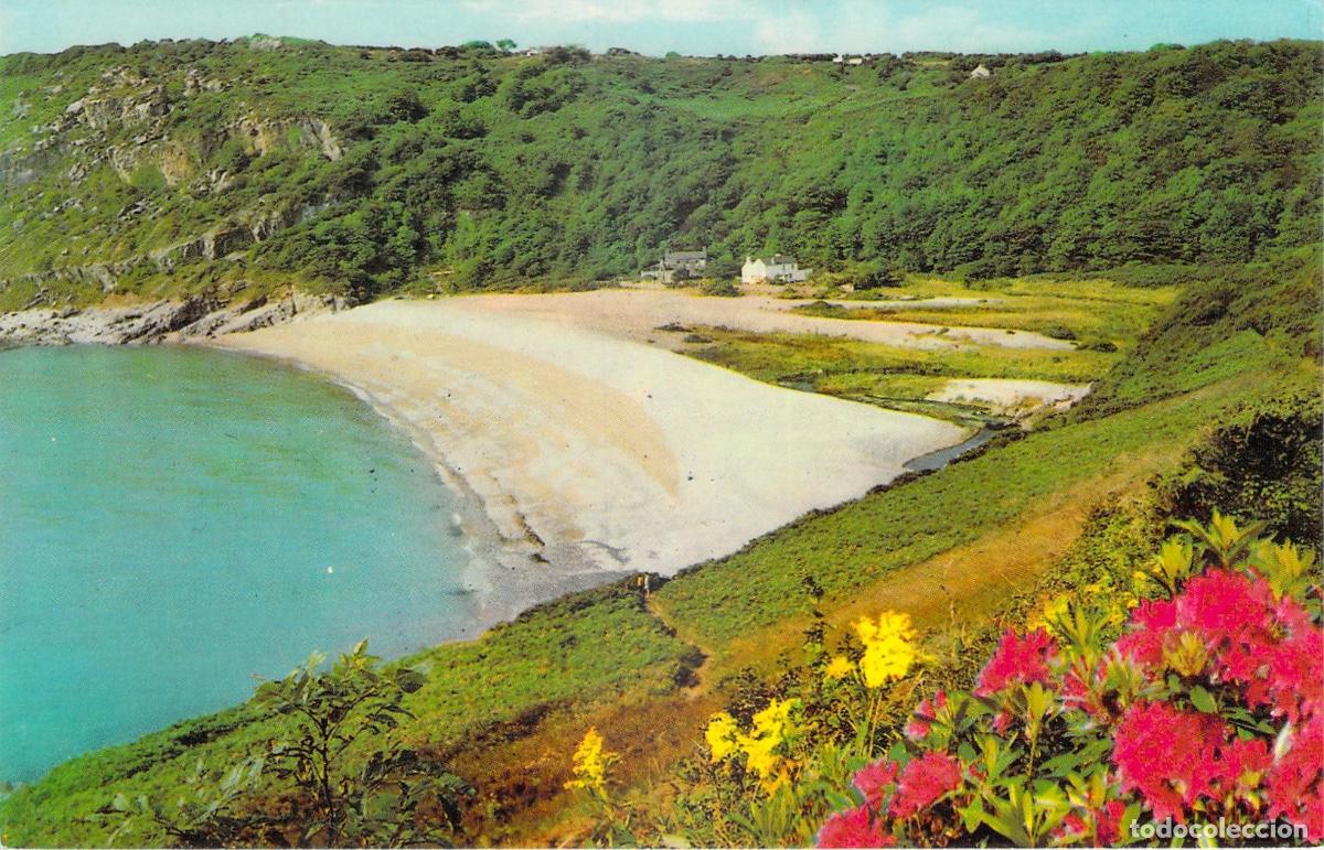 Postales: Postal de Pwlldu Bay en la Pen&iacute;nsula de Gower, Gales