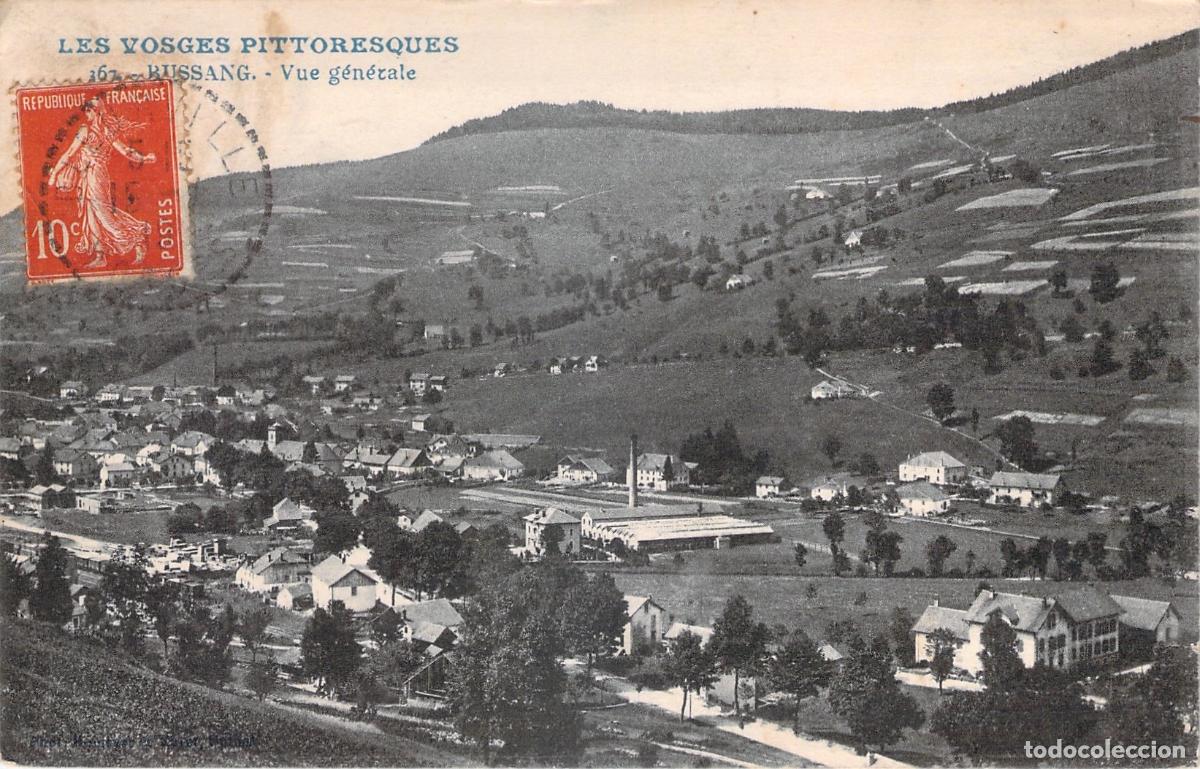 Postkarten: Postal de Bussang, vista general de los Vosgos en Francia