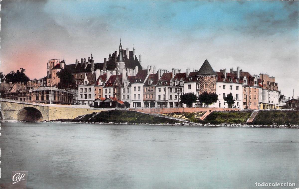 Postales: Postal de Gien reconstruida tras la guerra vista panor&aacute;mica