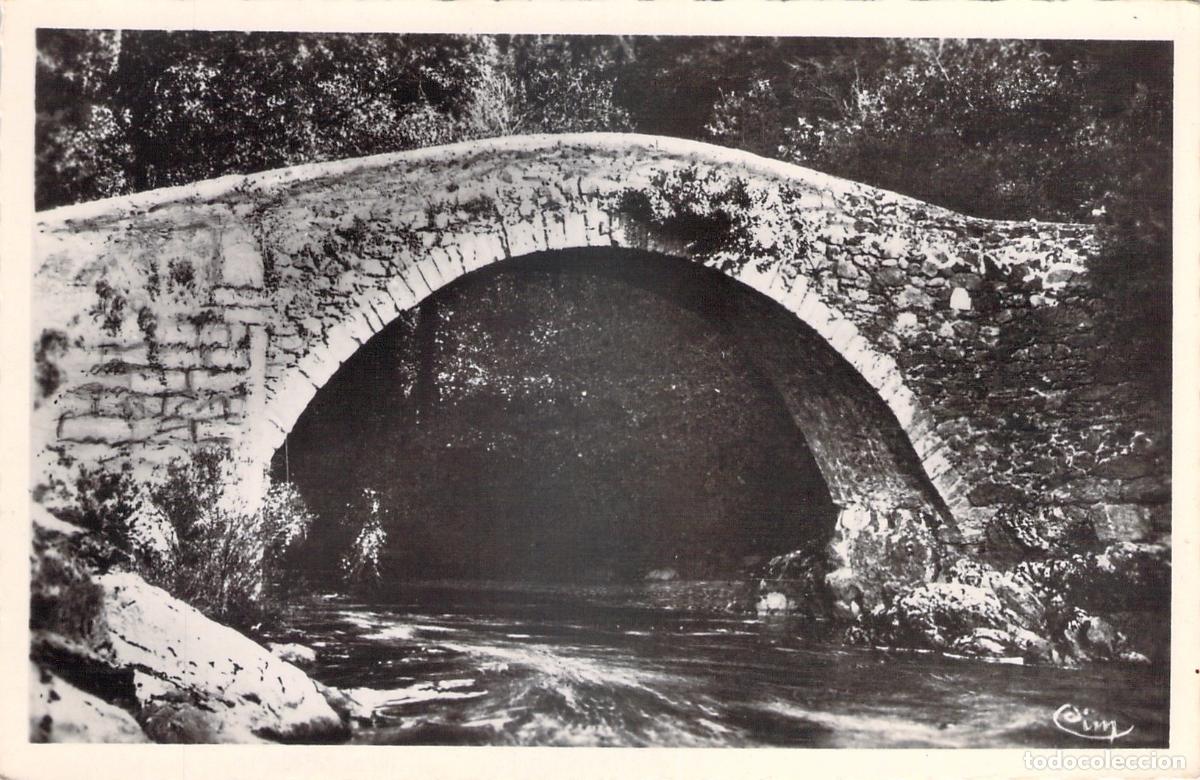 Postales: Postal de Villefranche-de-Rouergue, Puente del Cayla sobre el Aveyron