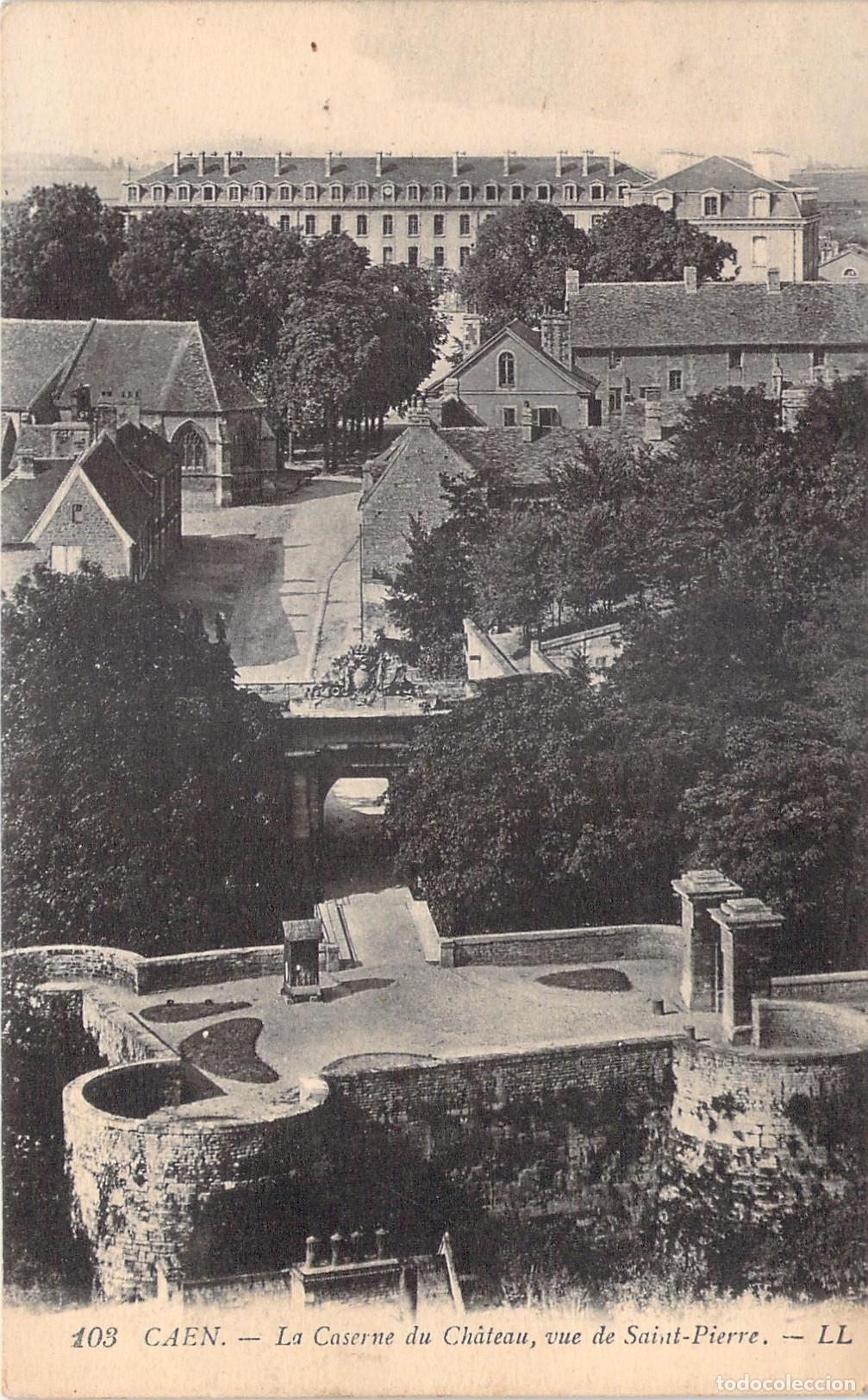 Postales: Postal de la Caserne du Ch&acirc;teau en Caen, Normand&iacute;a