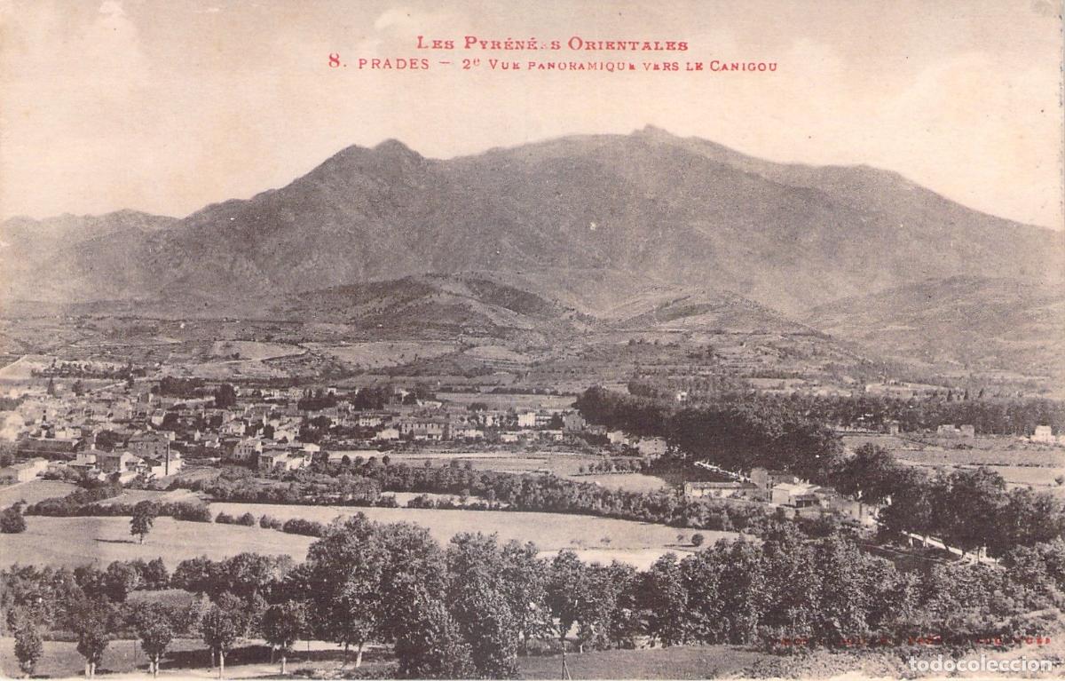 Postales: Postal de Prades y el Canig&oacute;, Francia