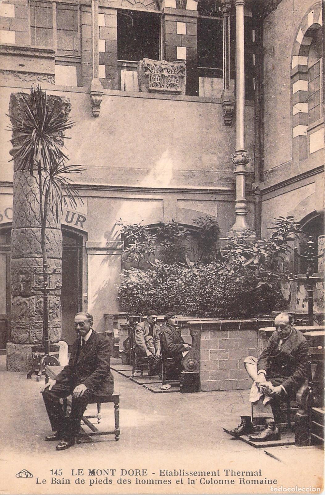 Postales: Postal de Le Mont-Dore: Establecimiento Termal y Columna Romana