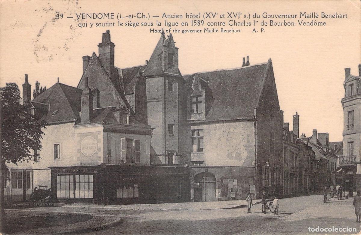 Cartes Postales: Postal de Vendome Ancien hotel del Gobernador Maille Benehart