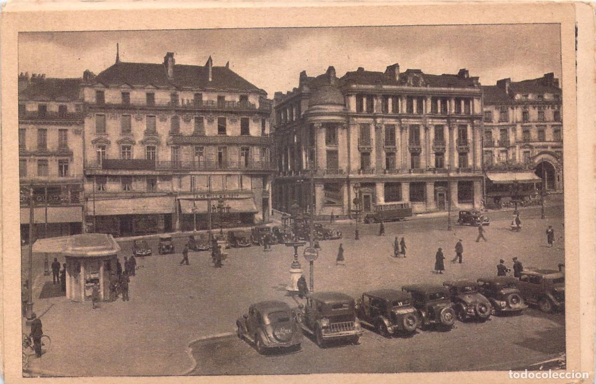 Cartes Postales: Postal de Lourdes Francia Plaza del Grand Hotel de la Basilique