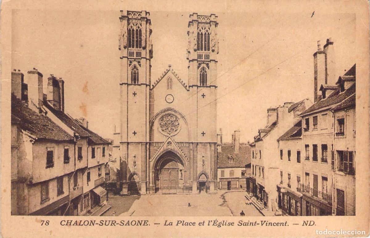 Cartes Postales: Postal de la Catedral de Saint-Vincent en Chalon-sur-Saone
