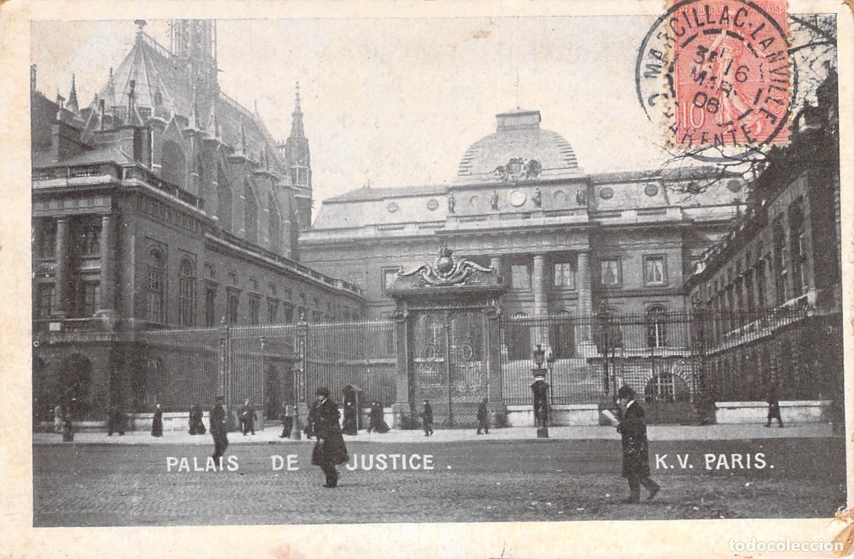 Postkarten: Postal del Palacio de Justicia de Par&iacute;s
