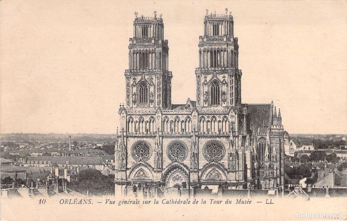 Postkarten: Postal de la Catedral de Orleans, vista desde la Torre del Museo