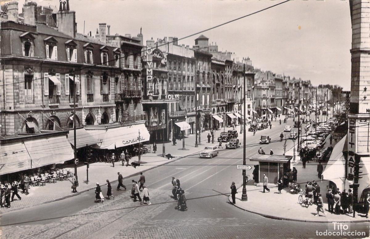 Postkarten: Postal de Cours Georges Cl&eacute;menceau en Burdeos
