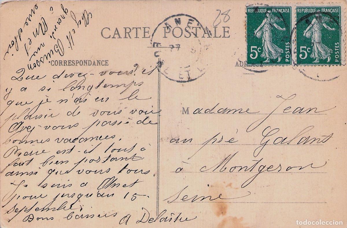 Postales: Postal de la Cascada del Parque en el Castillo de Anet - Foto 2
