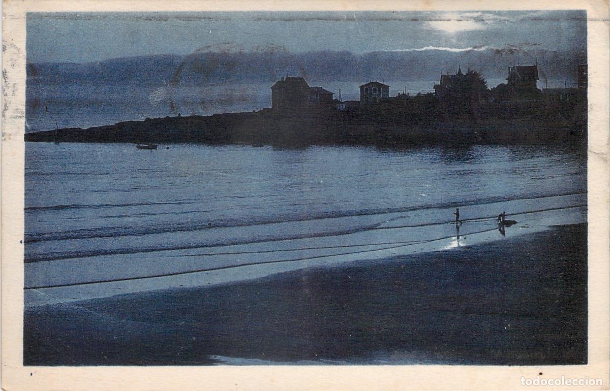 Postales: Postal de la Playa de Pontaillac en Royan al atardecer