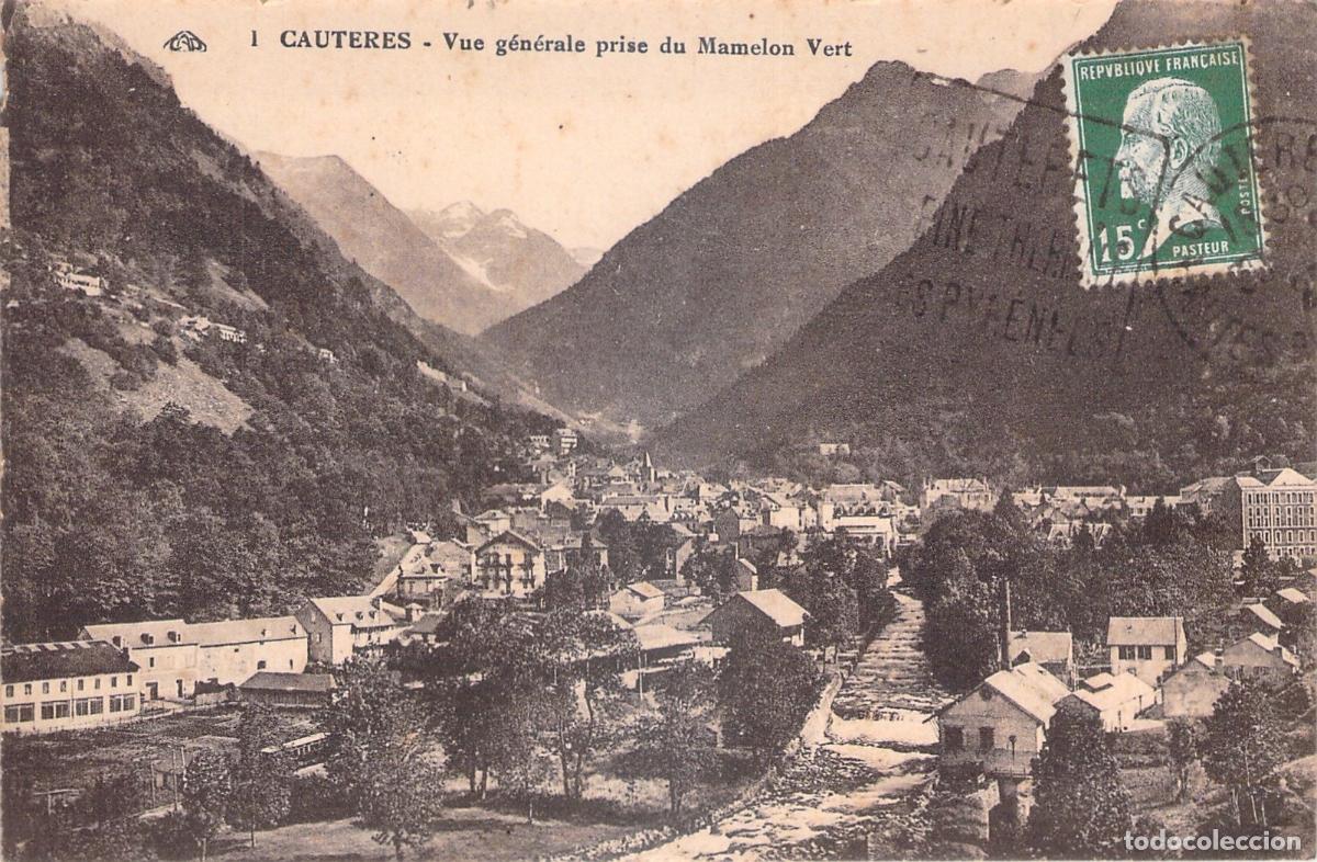 Postales: Postal de Cauterets: Vista general desde Mamelon Vert en los Pirineos