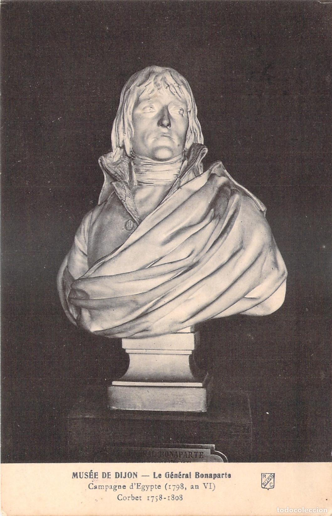 Postkarten: Postal de busto de Napole&oacute;n Bonaparte, Museo de Dijon